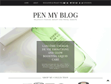 Tablet Screenshot of pen-my-blog.com